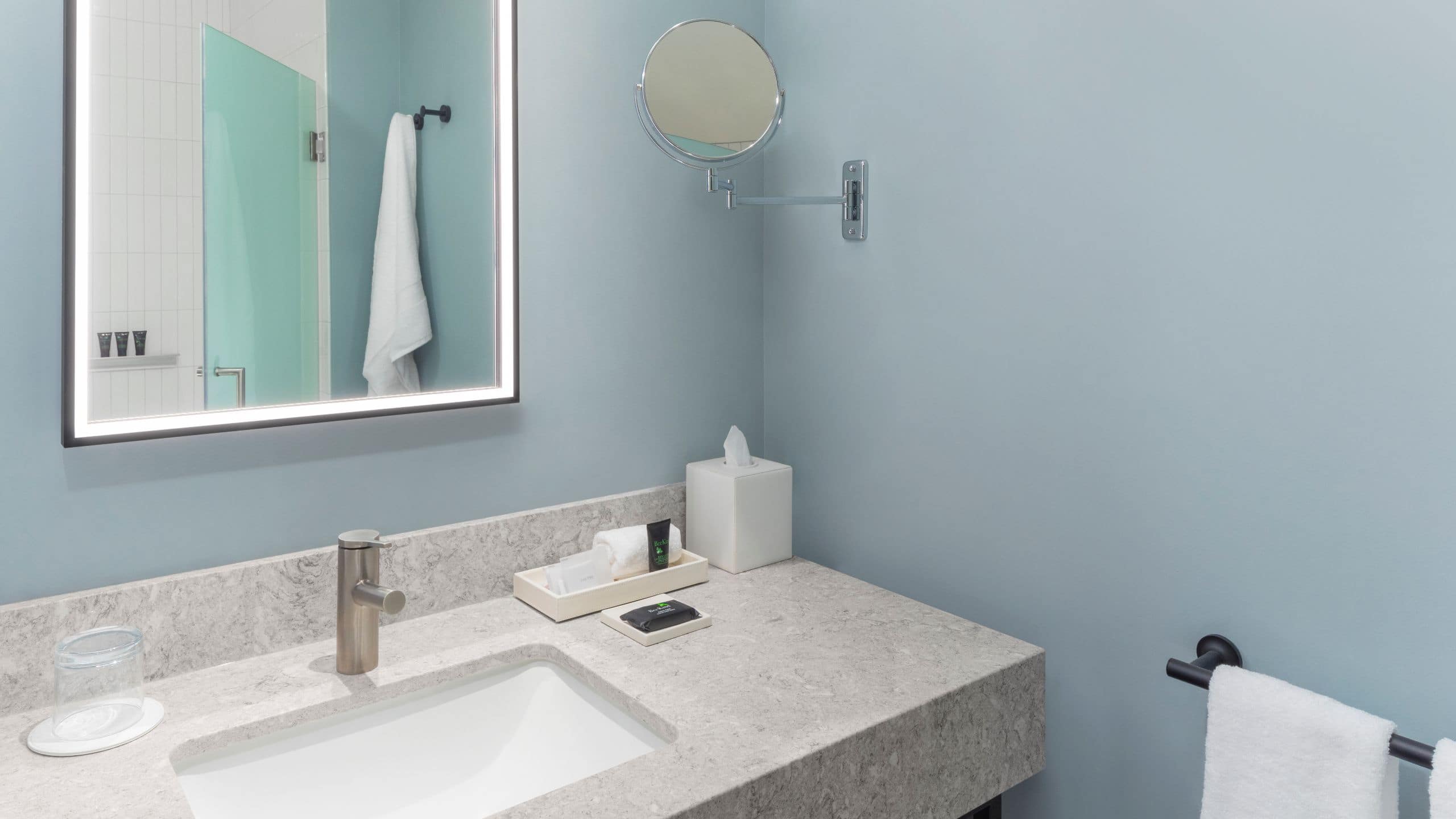 2 of 3 Hyatt Centric Center City Philadelphia Guest Bathroom