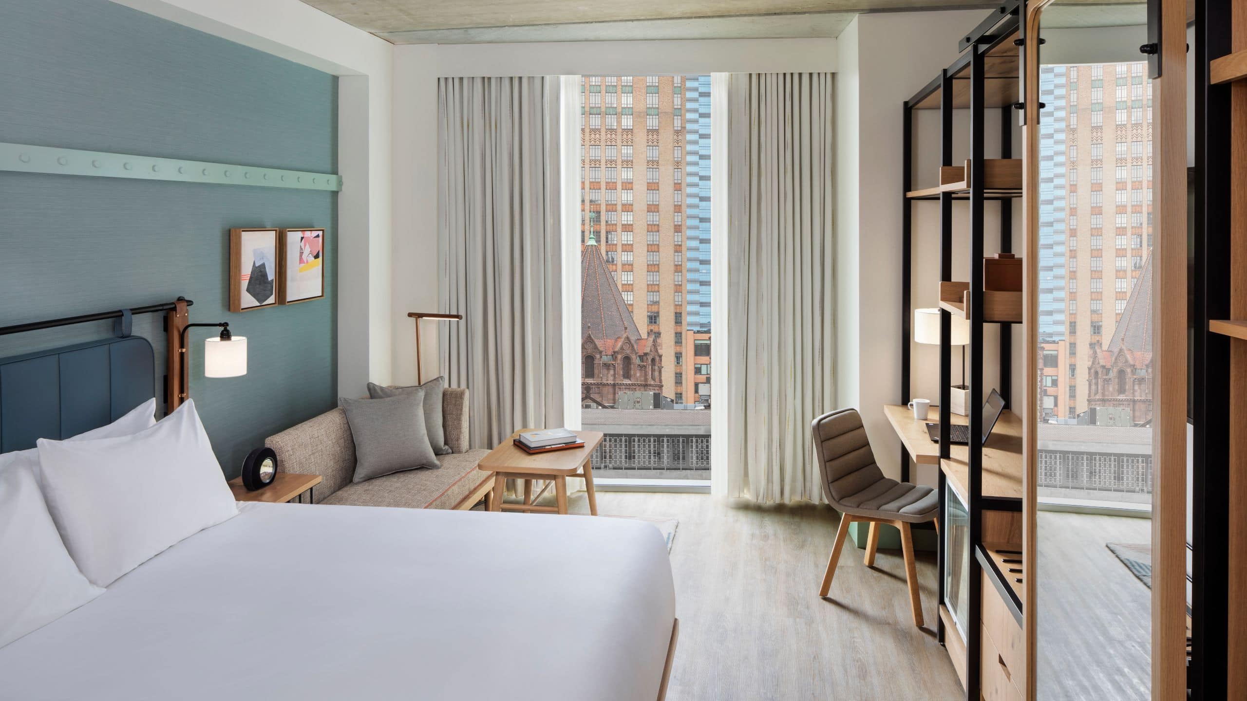 1 of 3 Hyatt Centric Center City Philadelphia King Guestroom