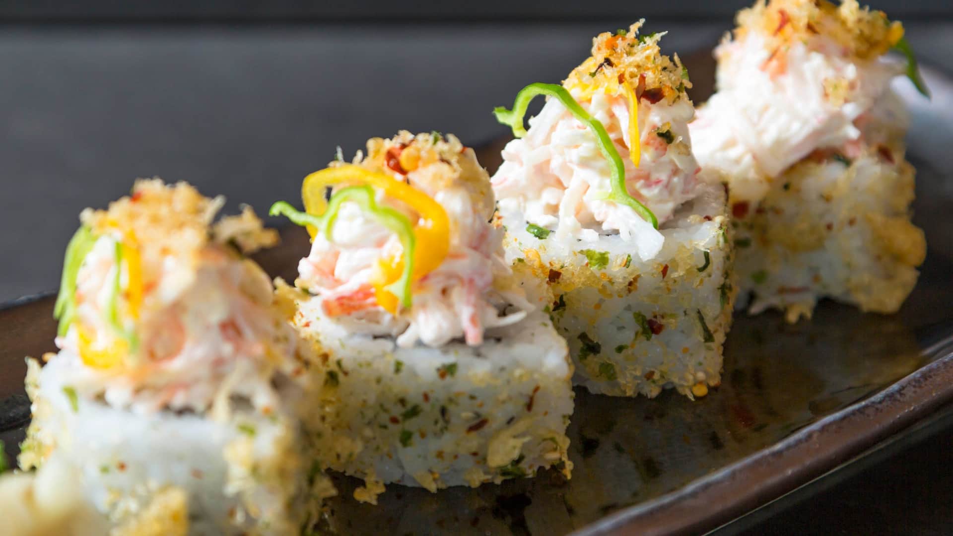 Hyatt Regency Trinidad Fire Cracker Sushi