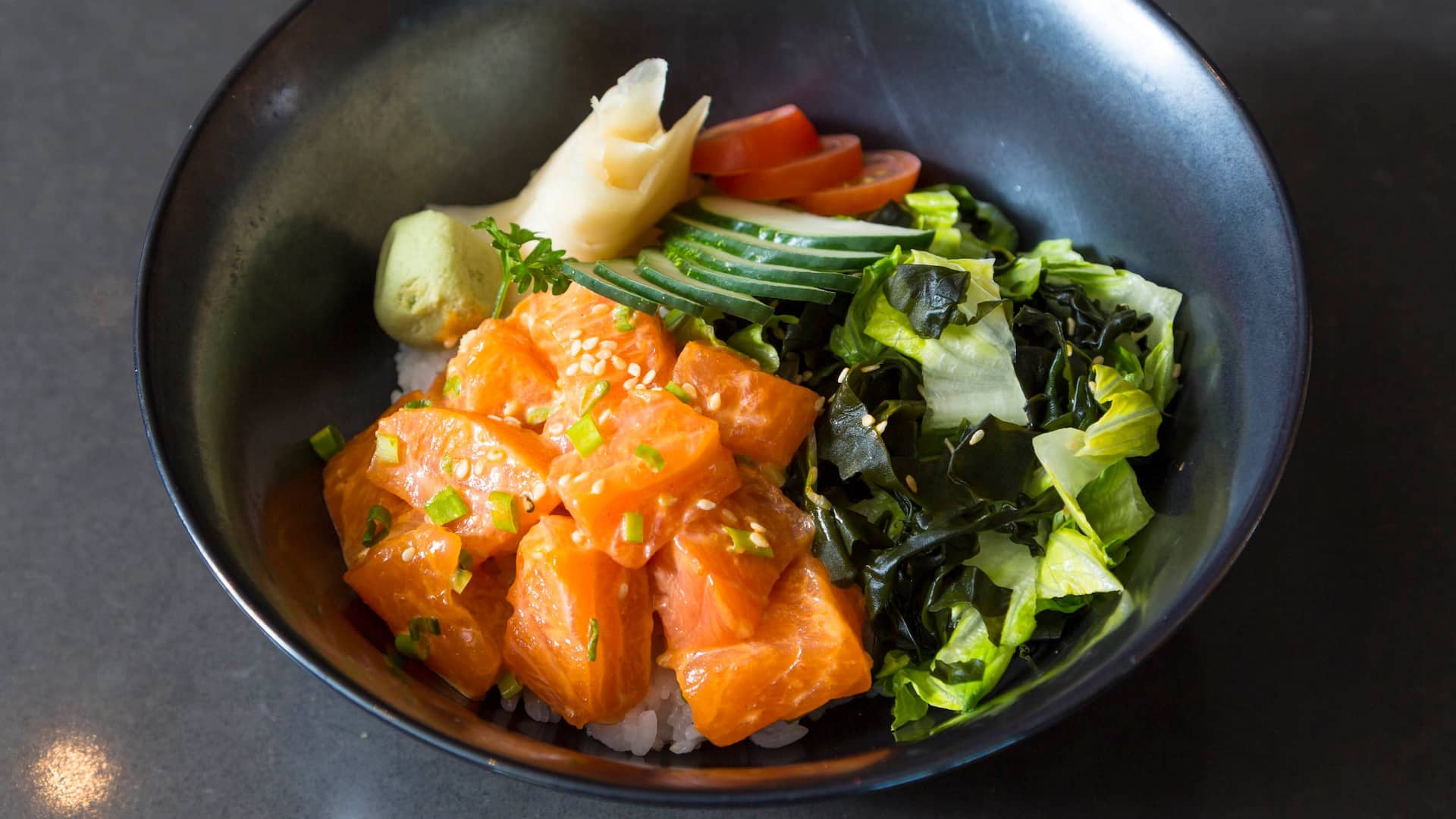 Hyatt Regency Trinidad Spicy Poke Salmon