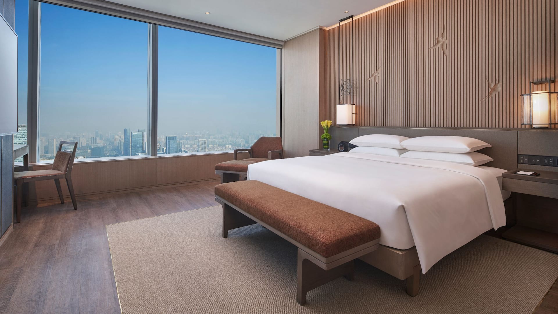 2 of 2 Grand Hyatt Hefei Executive Suite Bedroom