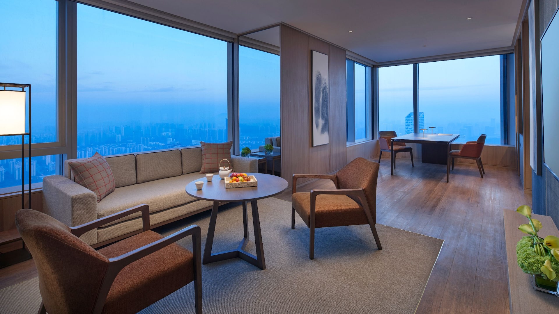 1 of 2 Grand Hyatt Hefei Executive Suite Living Room