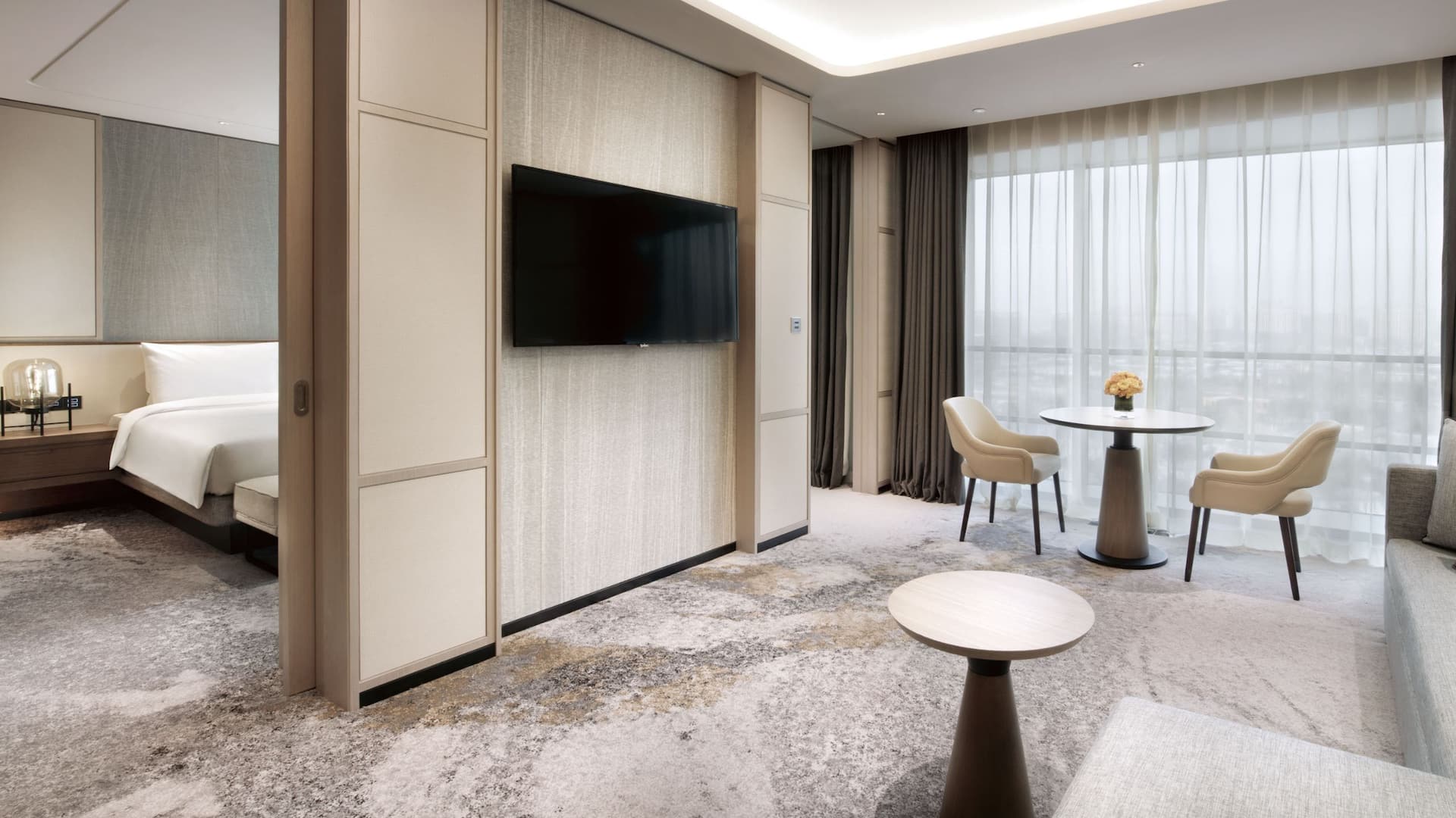 2 of 2 Hyatt Place Taiyuan Longcheng Two Twin Beds Suite Living Room
