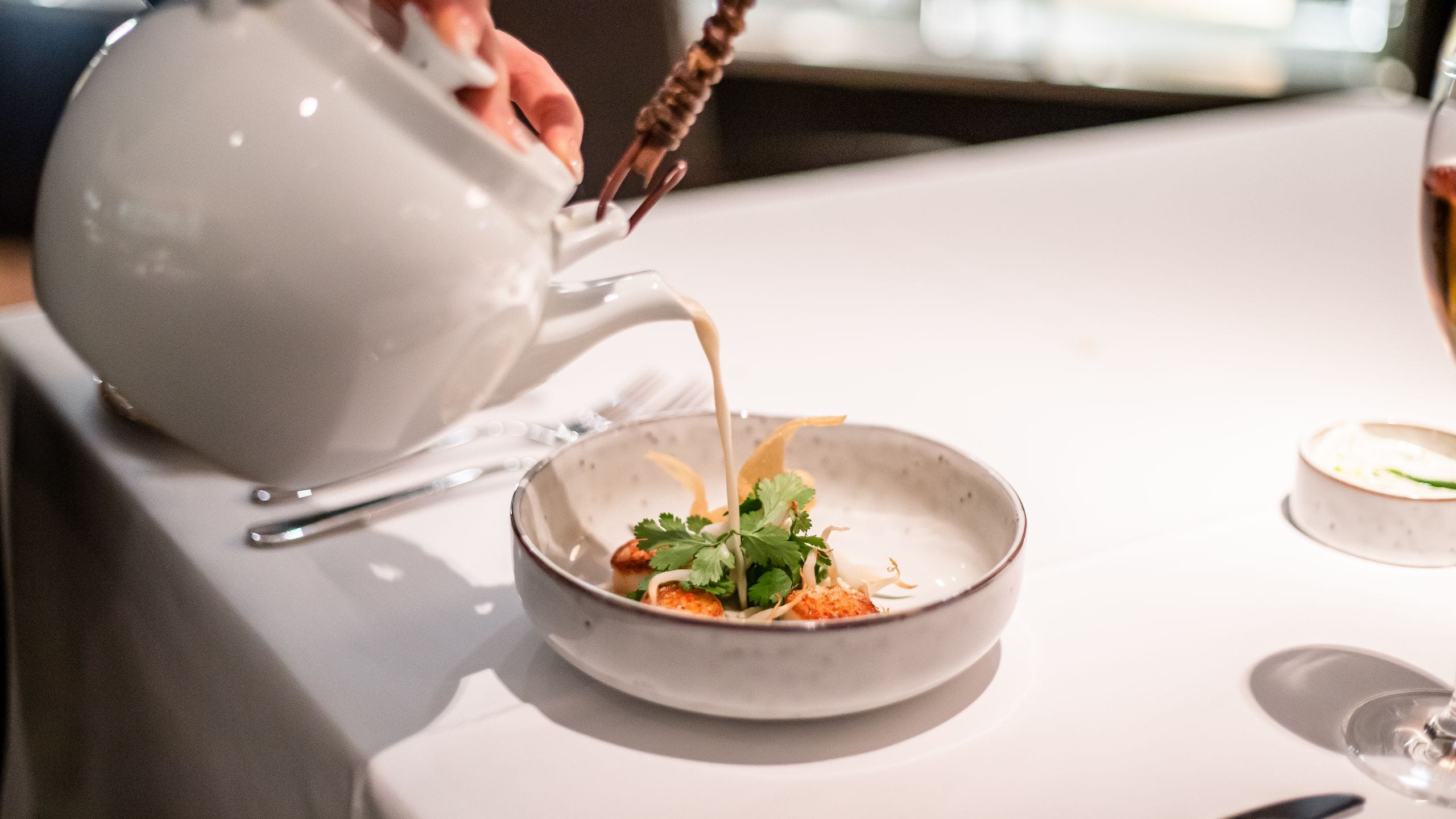 Grand Hyatt Berlin Vox Coconut Lemon Soup