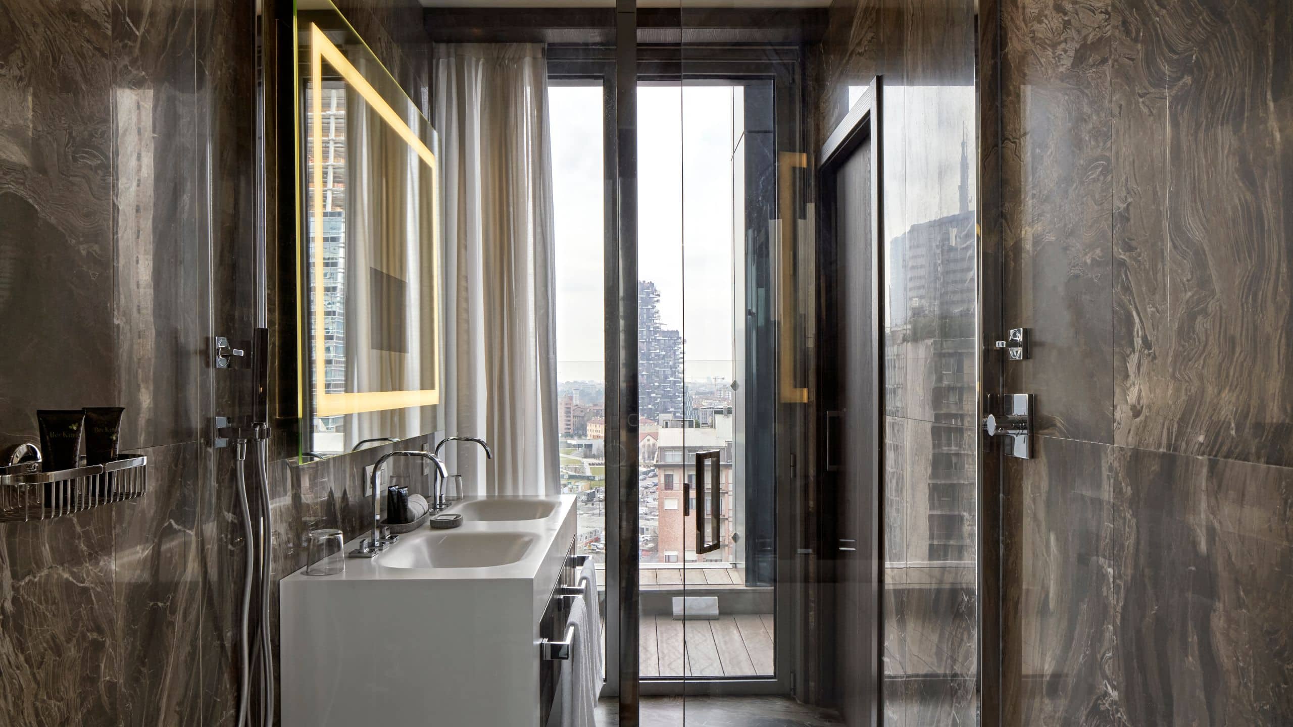 第 5，共 5 Hyatt Centric Milan Centrale Terrace Suite Bathroom