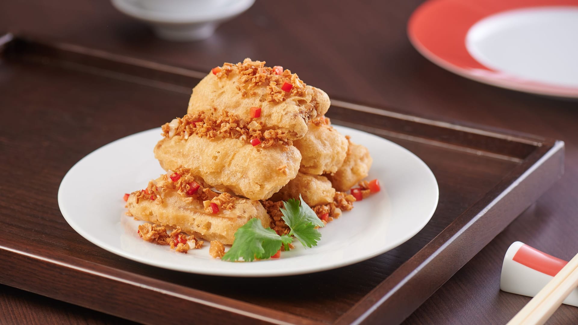 Hyatt Regency Hong Kong, Tsim Sha Tsui The Chinese Restaurant Deep Fried Eggplant Garlic