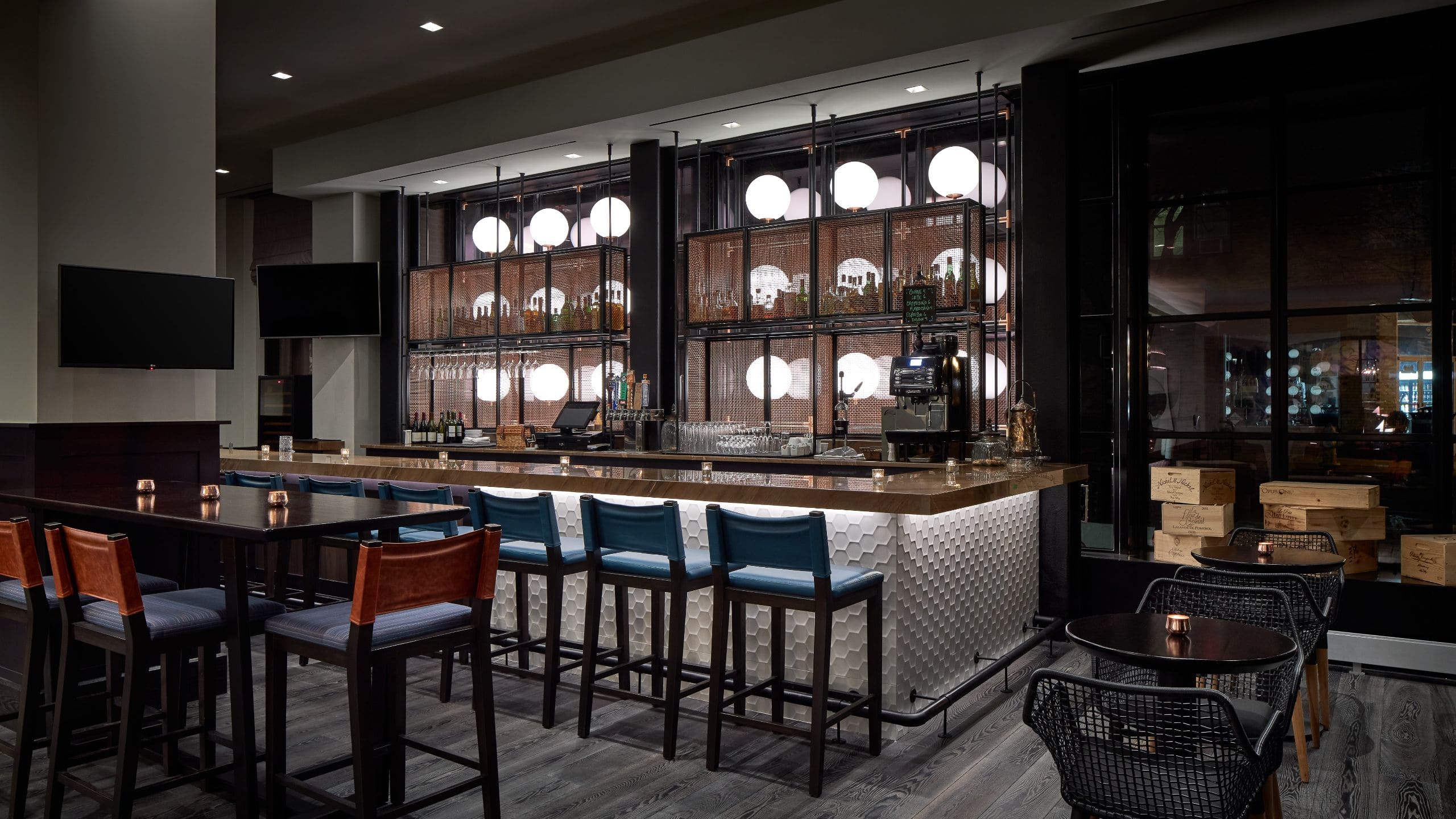 1 of 1 Hyatt Centric Old Town Alexandria Bar Seating