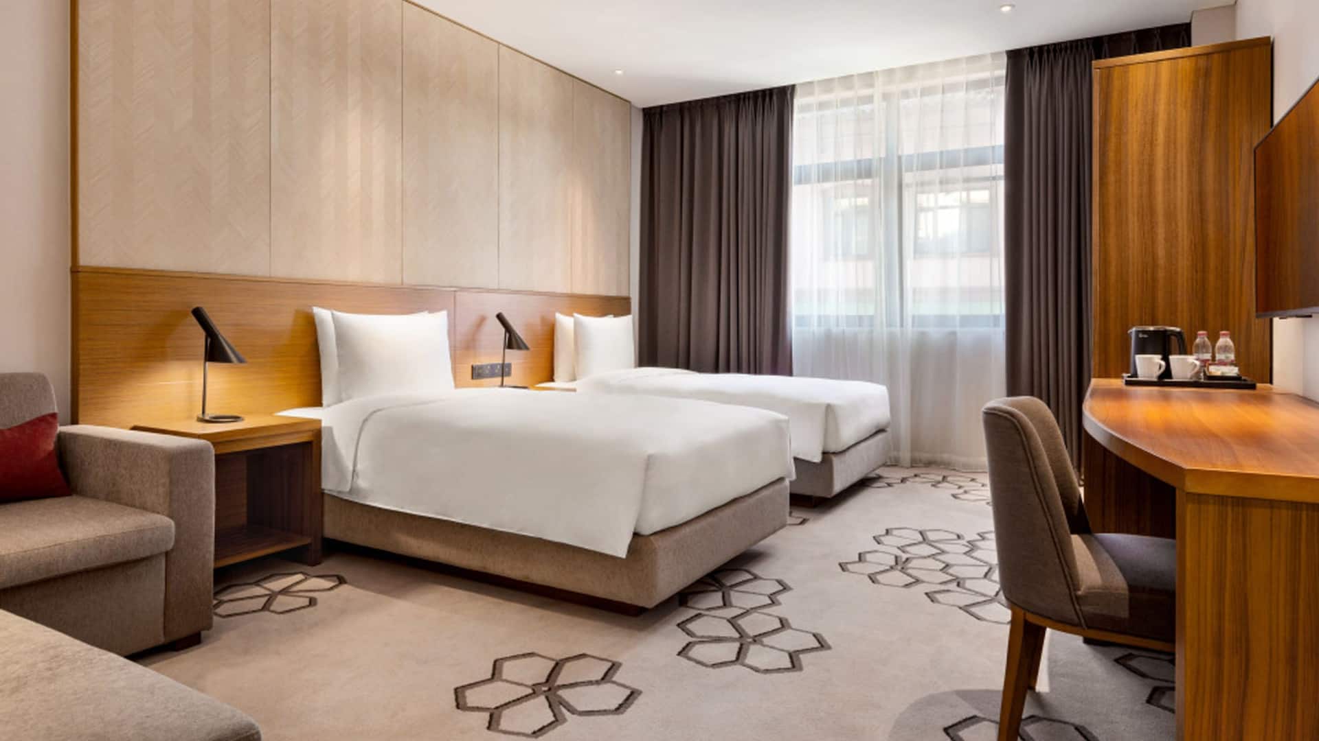 Hyatt Place Chongli Twin Beds with Sofa