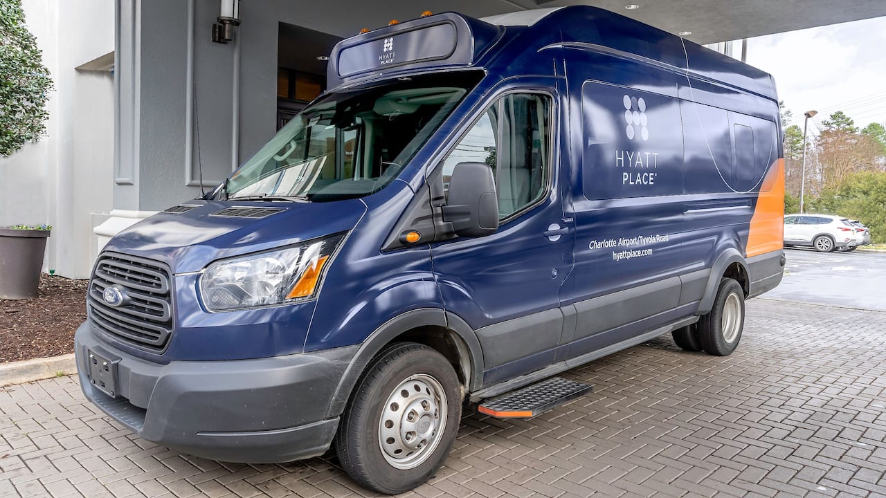 Hyatt Place Charlotte Airport / Tyvola Shuttle Van Transportation near Charlotte Airport
