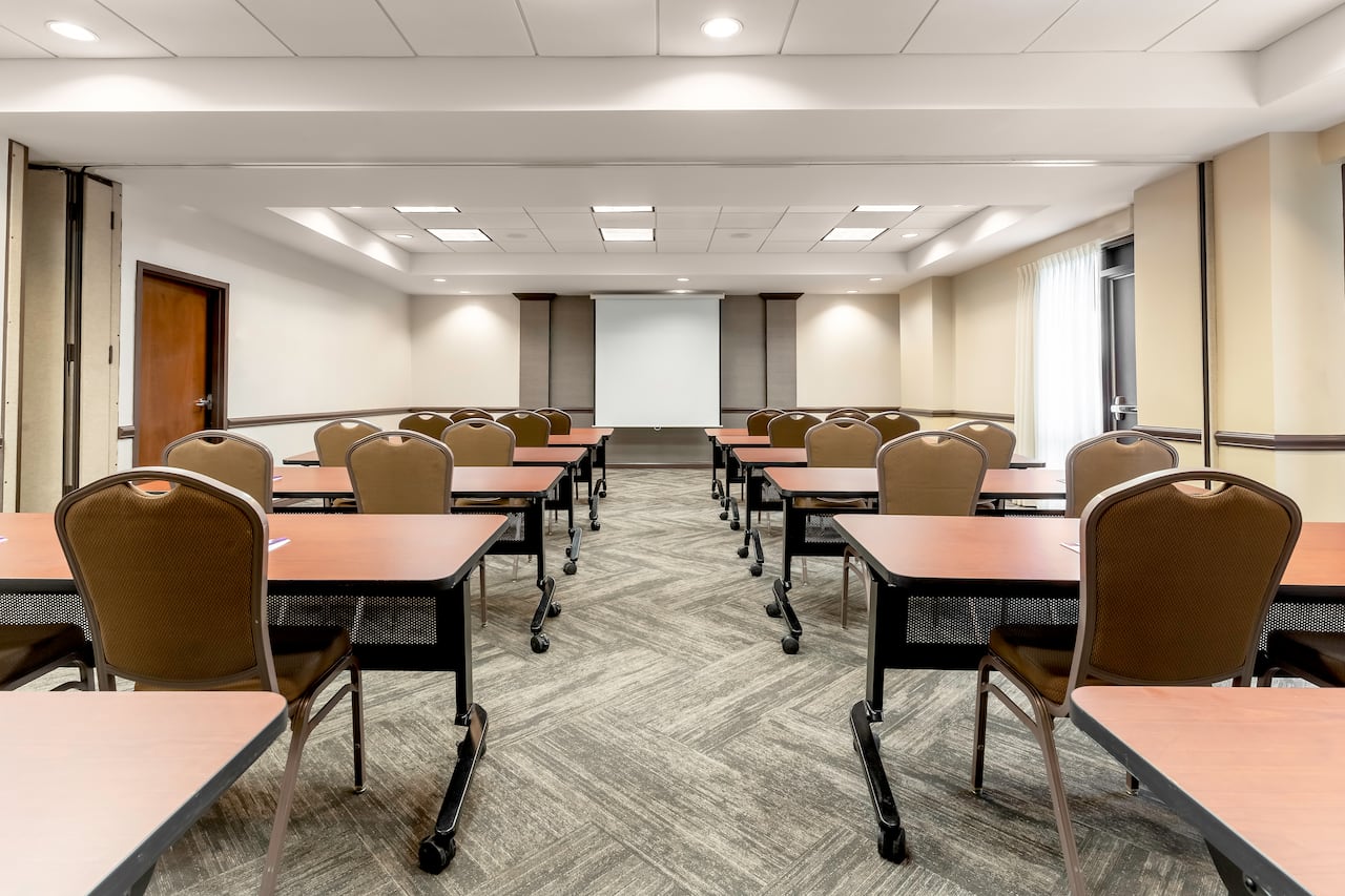 Hyatt Place Charlotte Airport / Tyvola Meeting Room Setup Classroom Style with Free WIFI at Tyvola NC