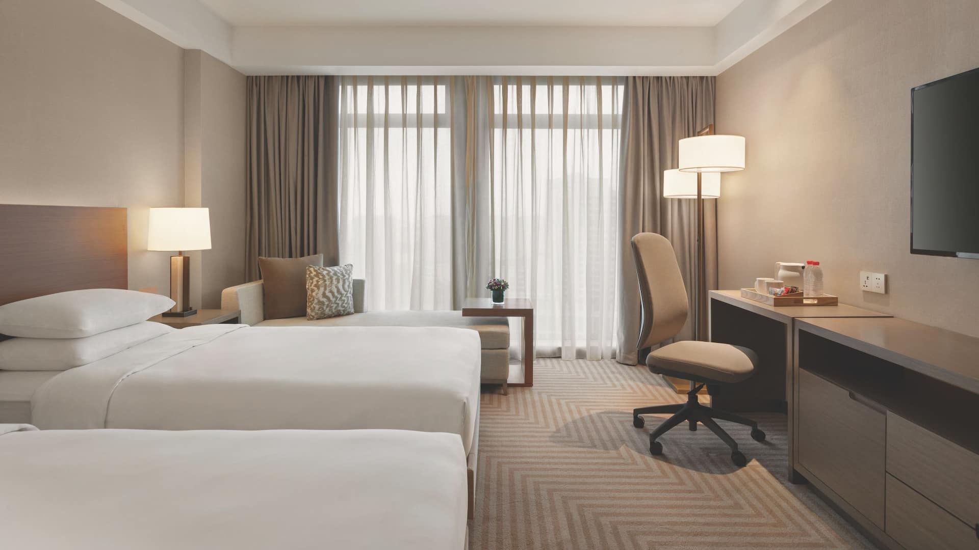 Hyatt House Chengdu Pebble Walk Den Two Twin Beds