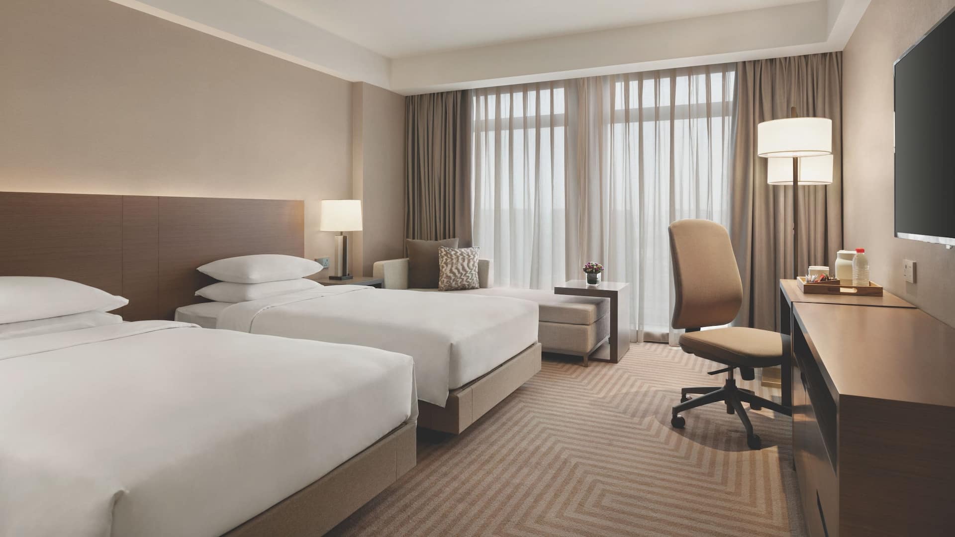Hyatt House Chengdu Pebble Walk Den Two Twin Beds
