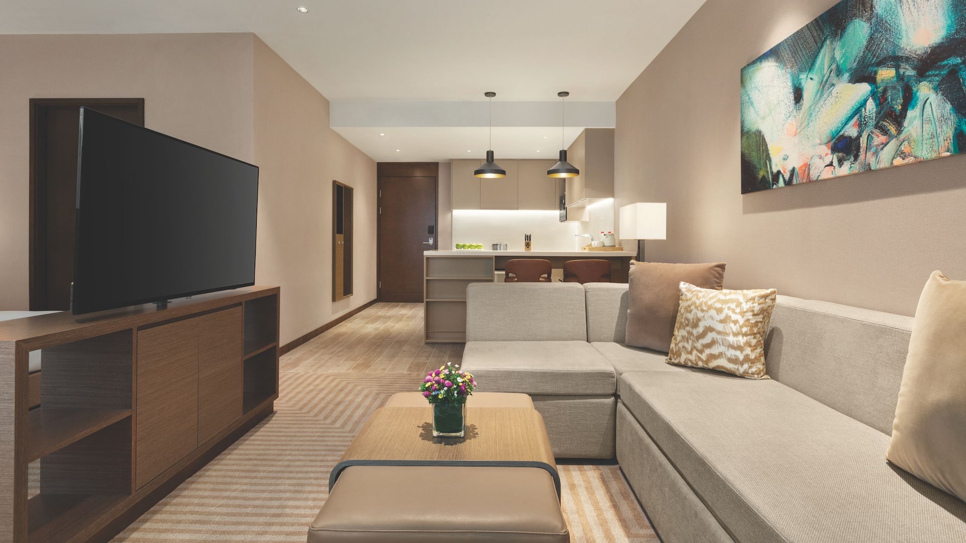 Hyatt House Chengdu Pebble Walk Kitchen Studio King Bed w Sofa Bed
