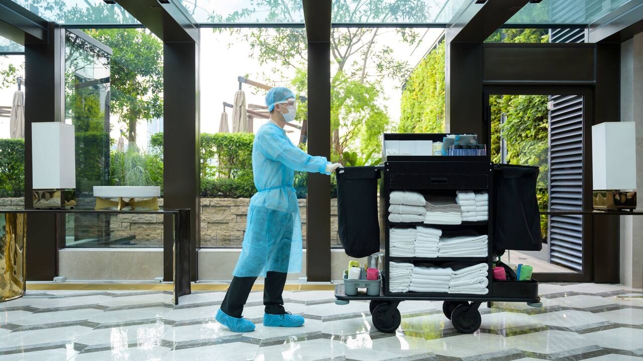 An official quarantine hotel, Hyatt Regency West Hanoi