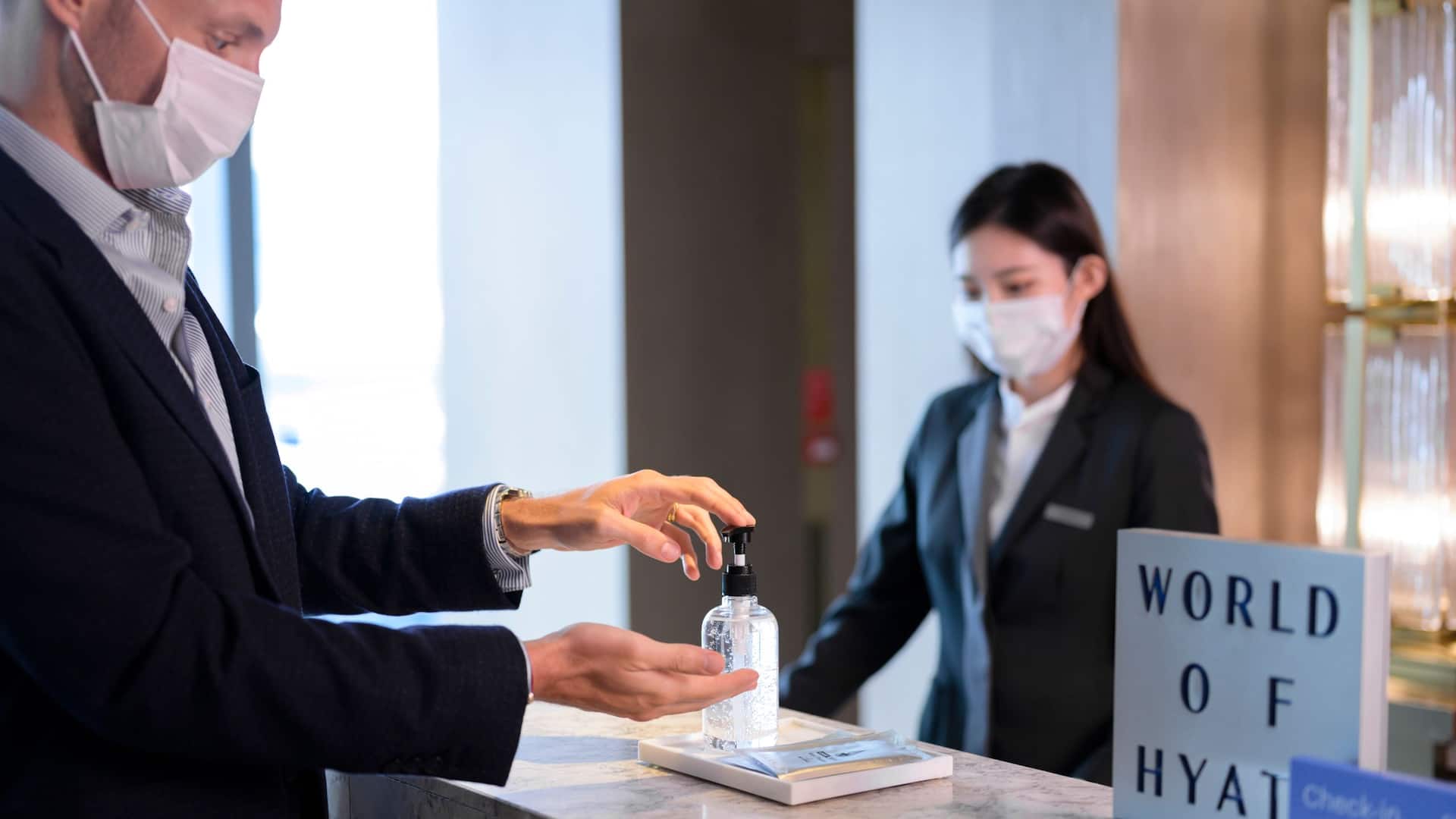Front Desk Hand Sanitizer