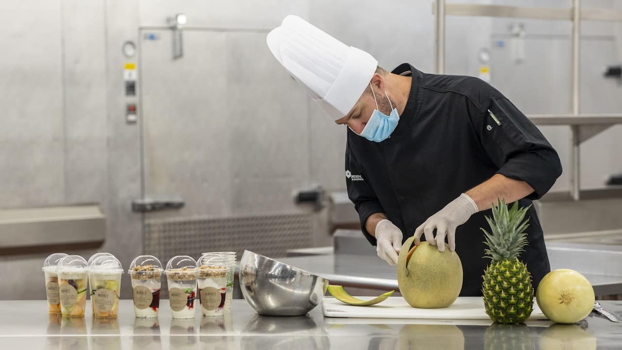 Chef with Gloves and Mask