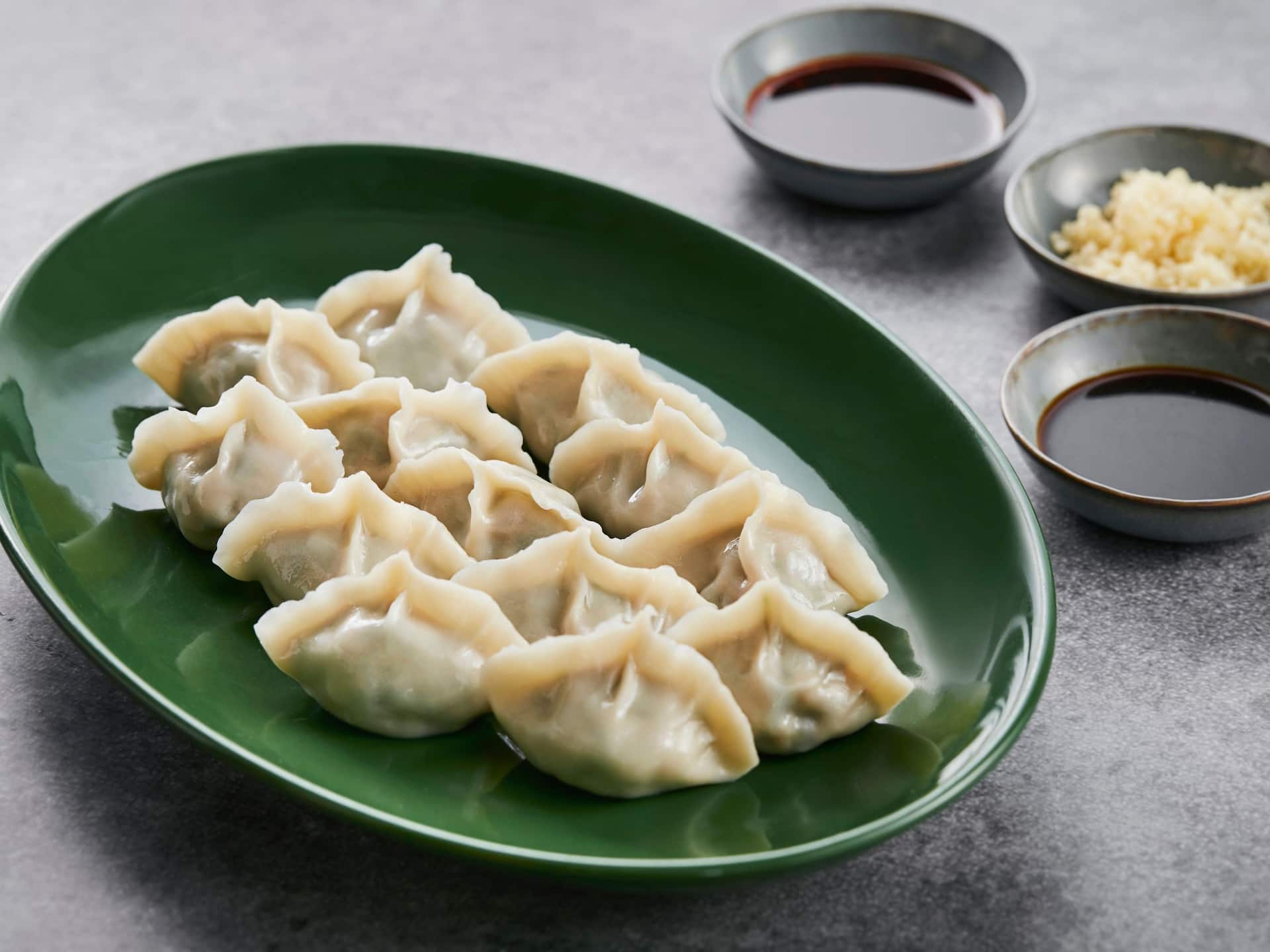 Global GLOBAL_P392 Boiled Dumpling Chinese Chives Egg