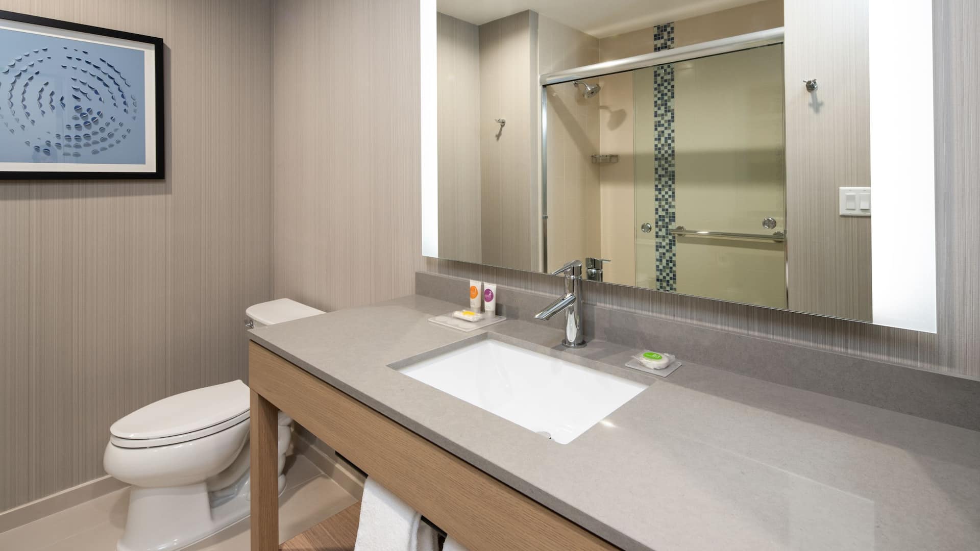 第 5，共 5 Hyatt Place Bakersfield Bathroom