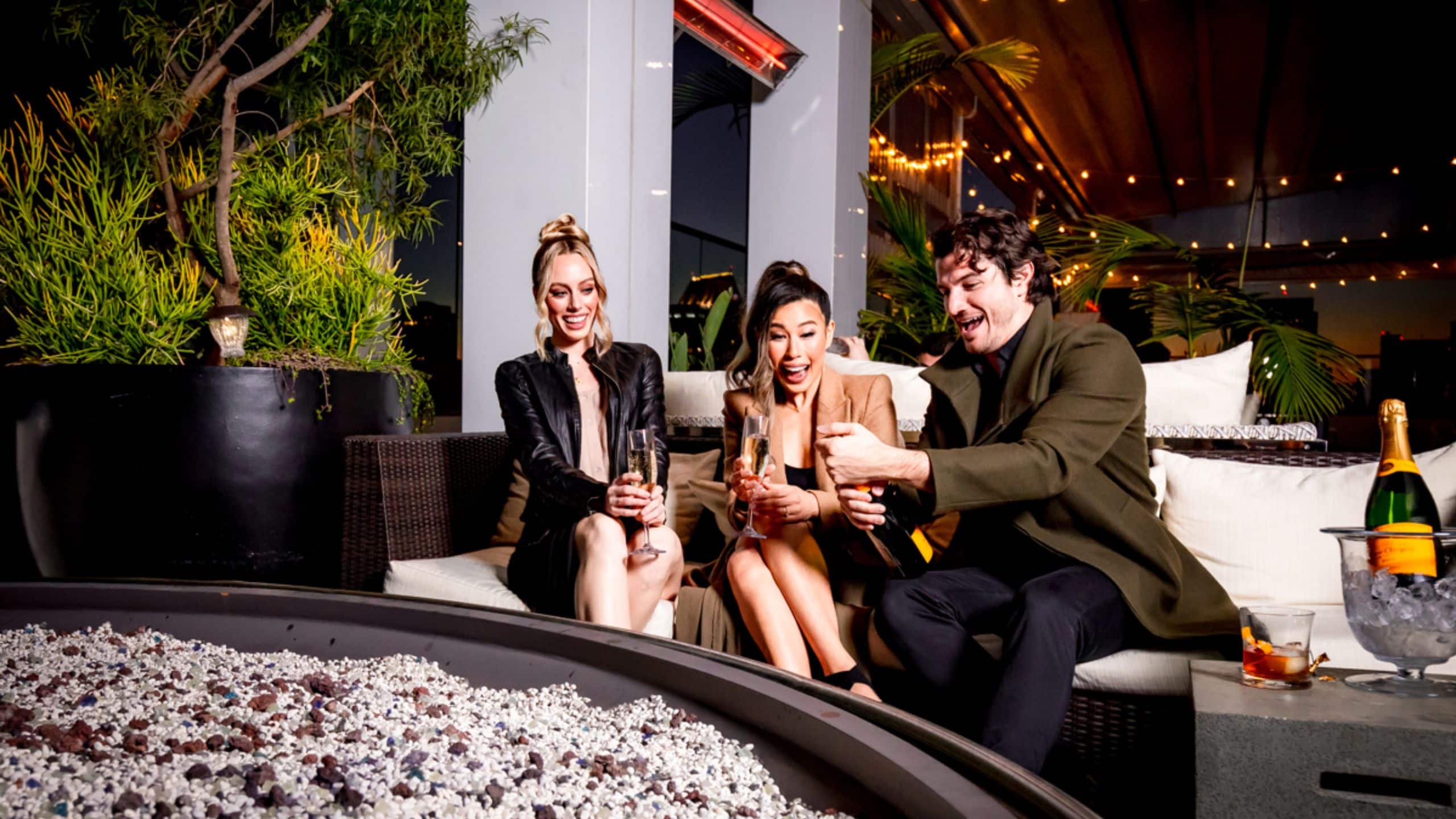 Andaz San Diego Rooftop Firepit