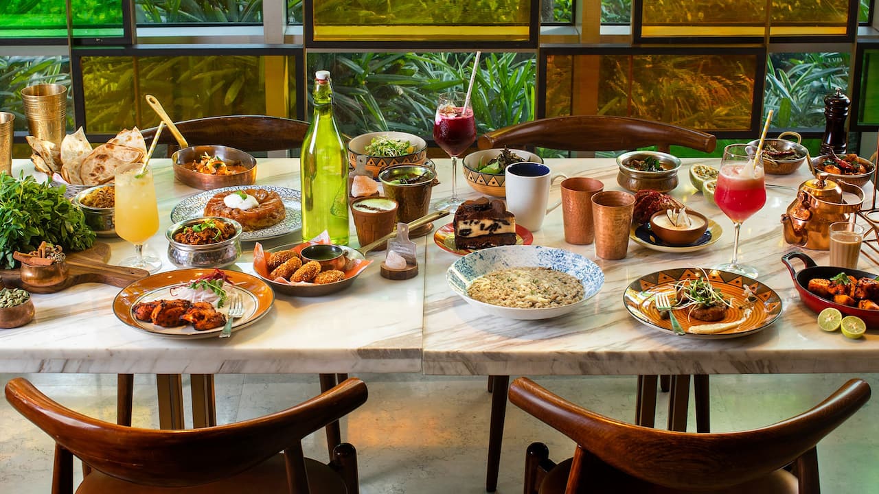 AnnaMaya Interior Food Spread