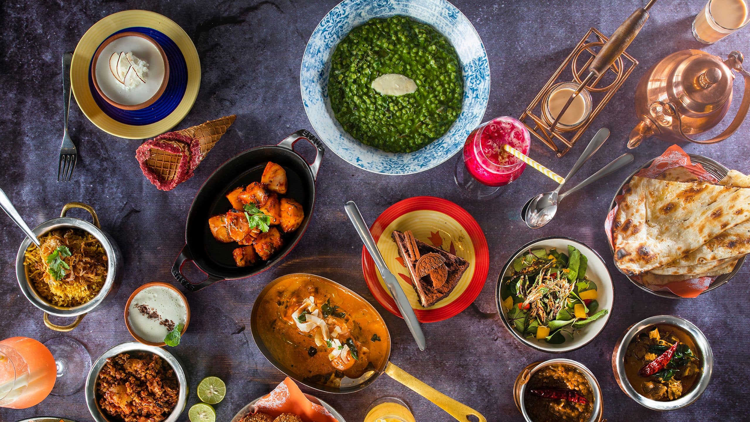 Andaz Delhi AnnaMaya Spread Lunch