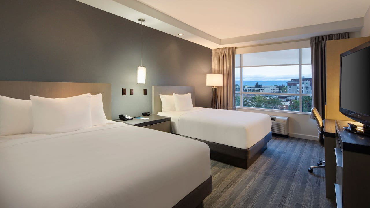 San Jose / Silicon Valley Hotel Rooms with Queen Beds at Hyatt House San Jose / Silicon Valley
