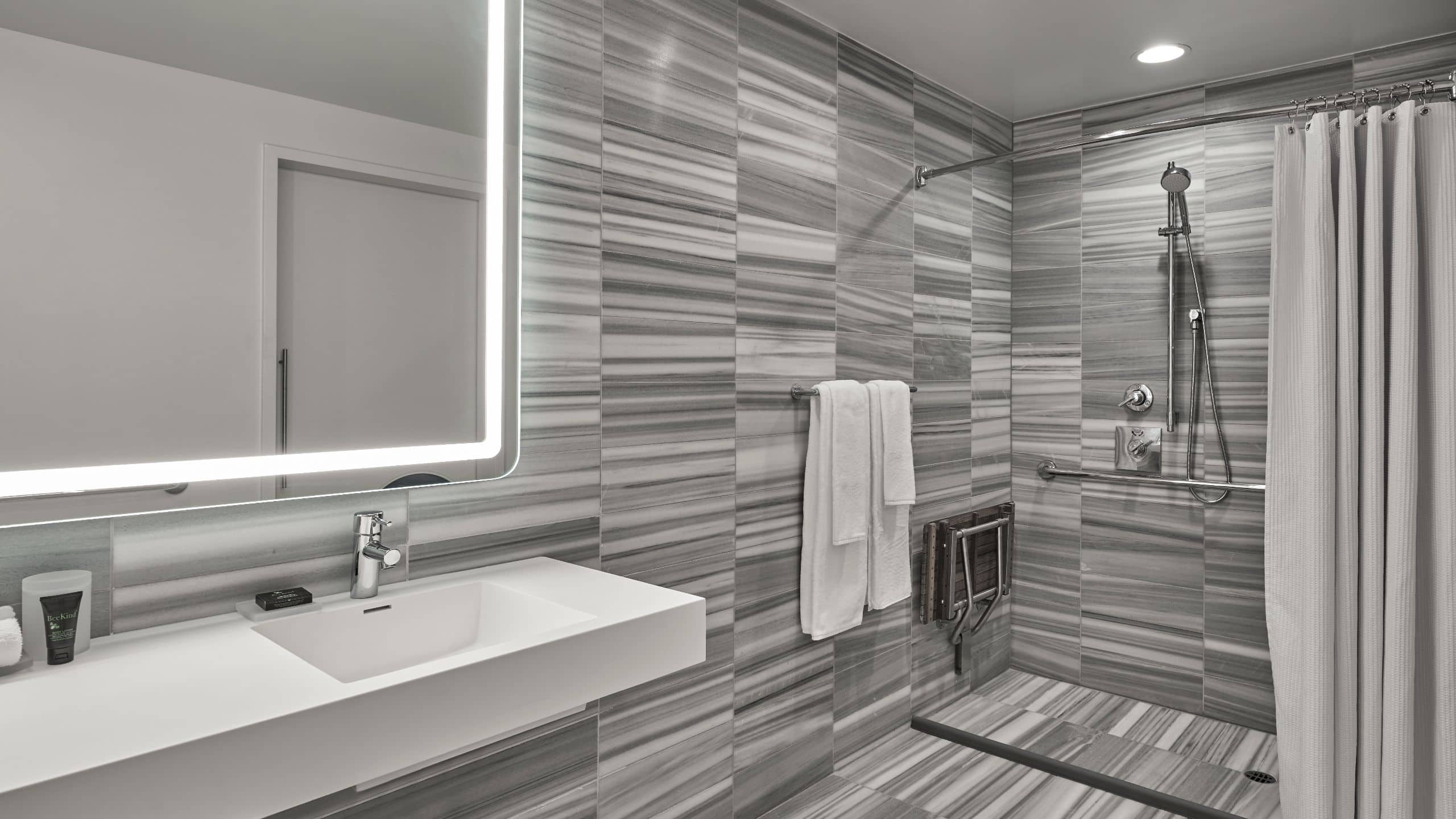 2/2 Hyatt Centric The Pike Long Beach One King Bed ADA Shower