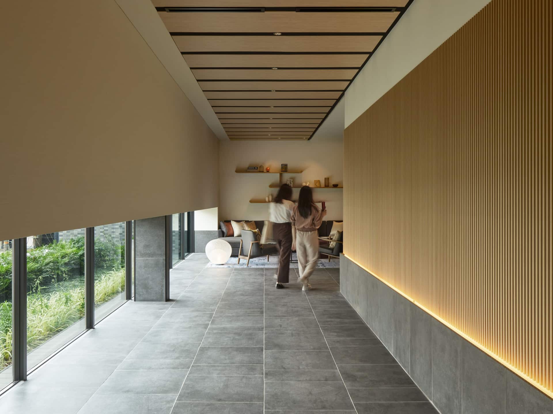 Hyatt House Kanazawa Elevator Lobby Daytime with Guests