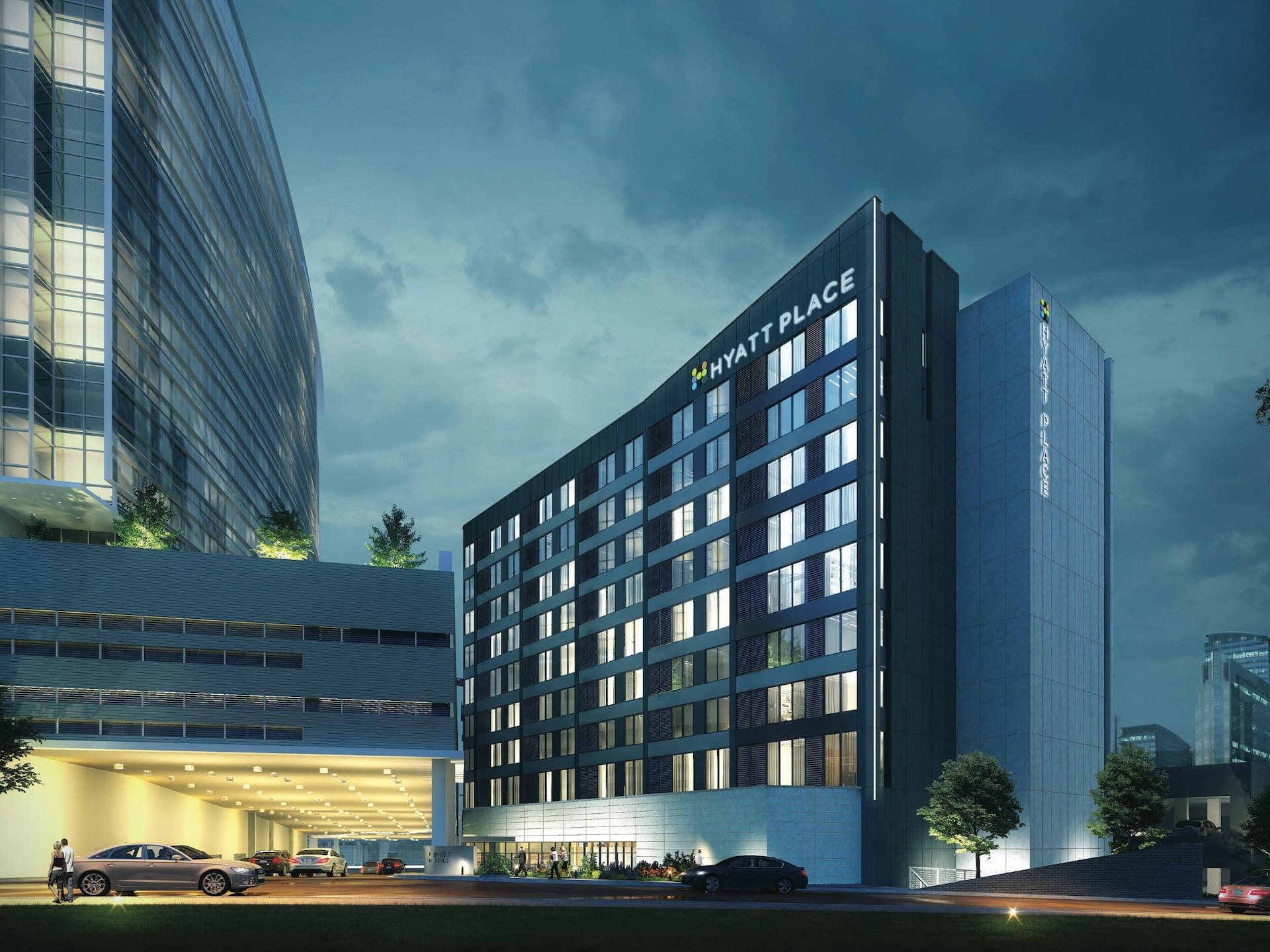 Hyatt Place Atlanta / Perimeter Center Exterior Night