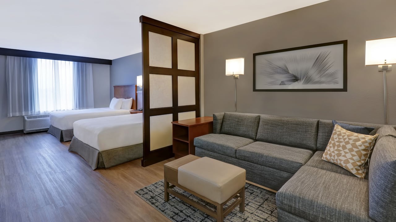 Hyatt Place San Antonio North/Stone Oak Accessible Two Queen Beds/Tub (with sofa bed)