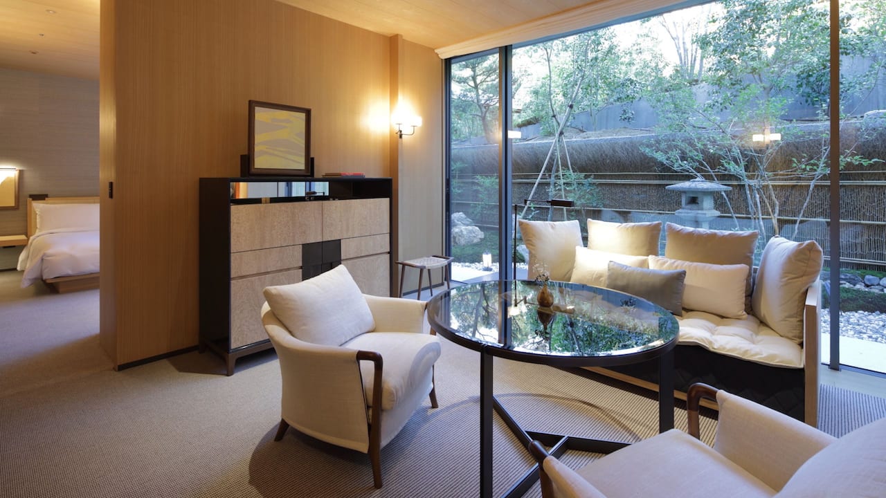 Park Hyatt Kyoto Park Suite Living Area