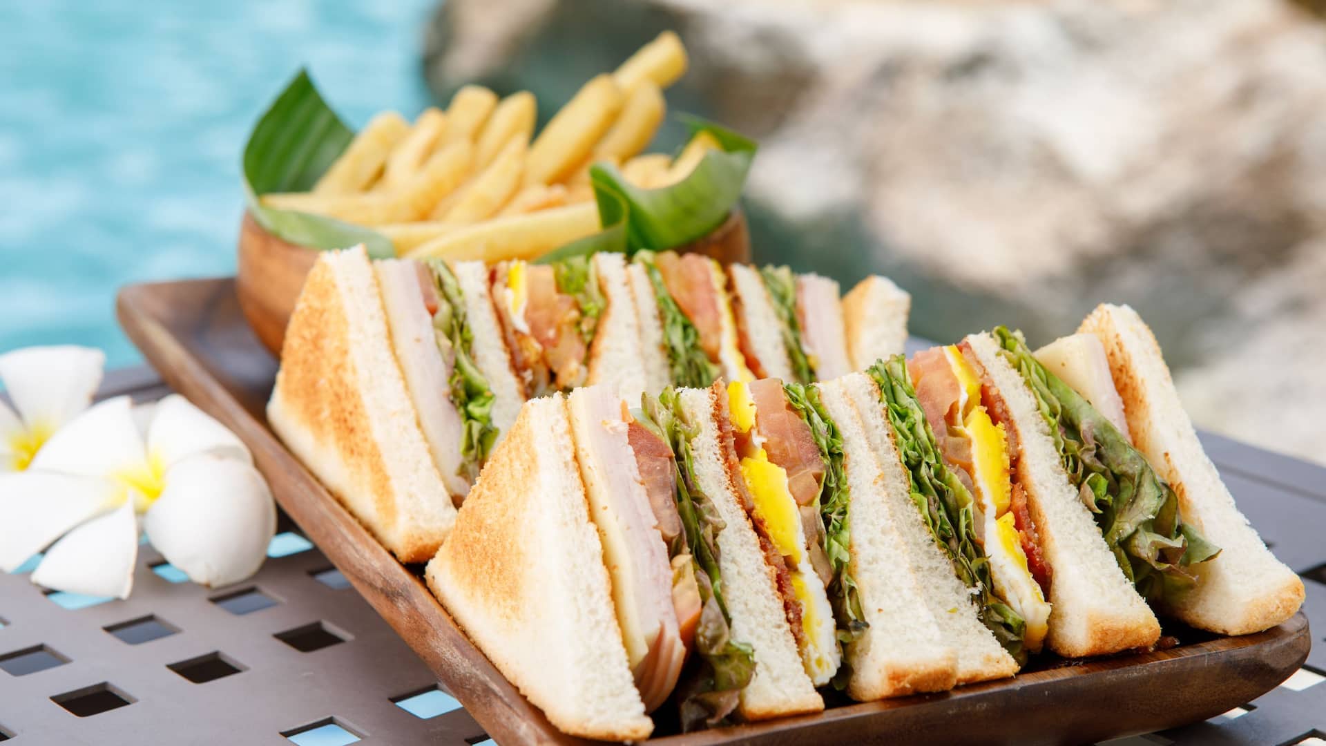 Hyatt Regency Guam Breezes Club Sandwich