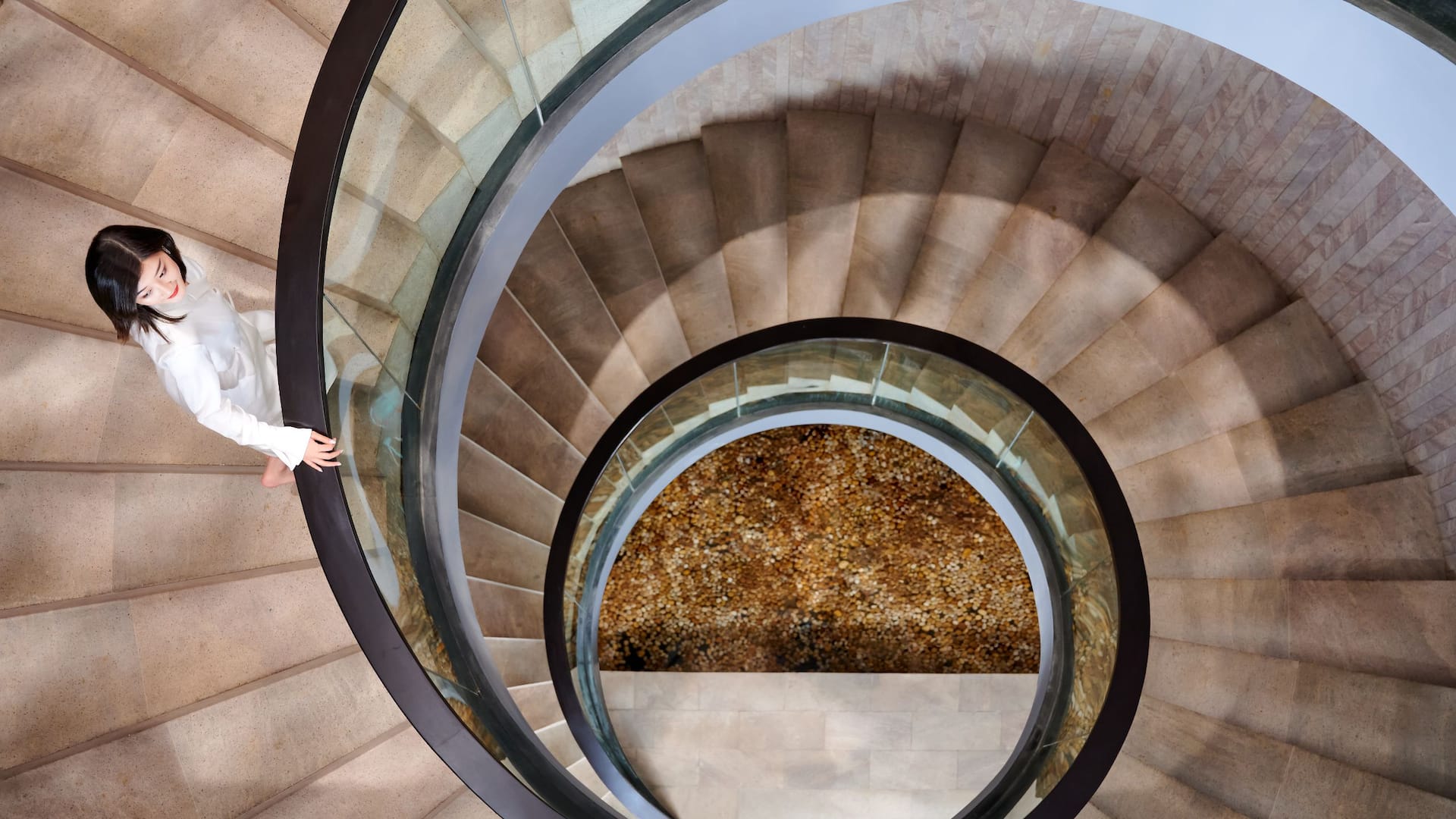 Hyatt Regency Wuhan Optics Valley Room Lifestyle in Spiral Stairs