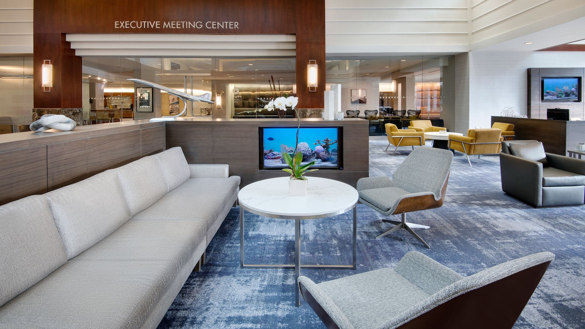 Hyatt Regency Dulles Lobby Atrium Close