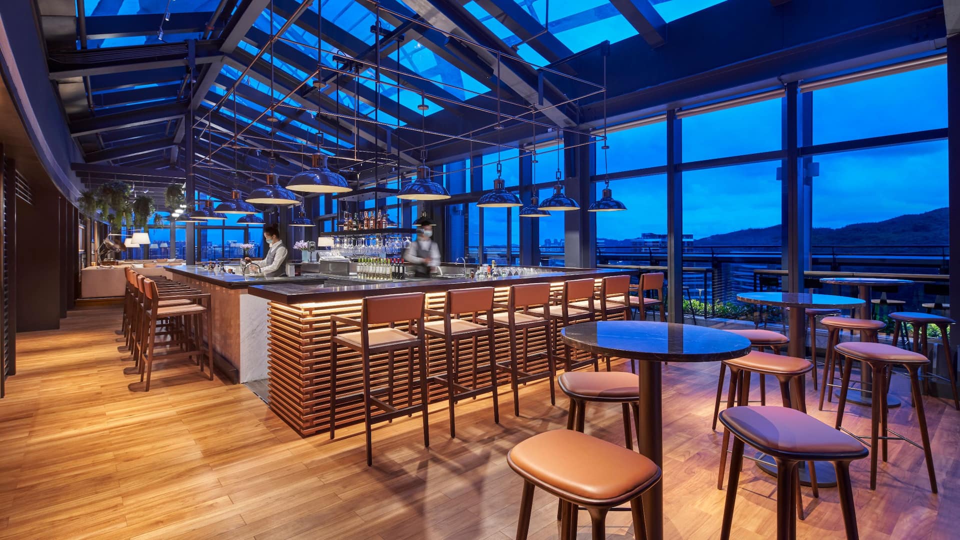Hyatt Regency Hengqin Rooftop Bar Counter