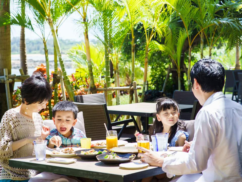 Hyatt Regency Seragaki Island Okinawa Terrace Lunch