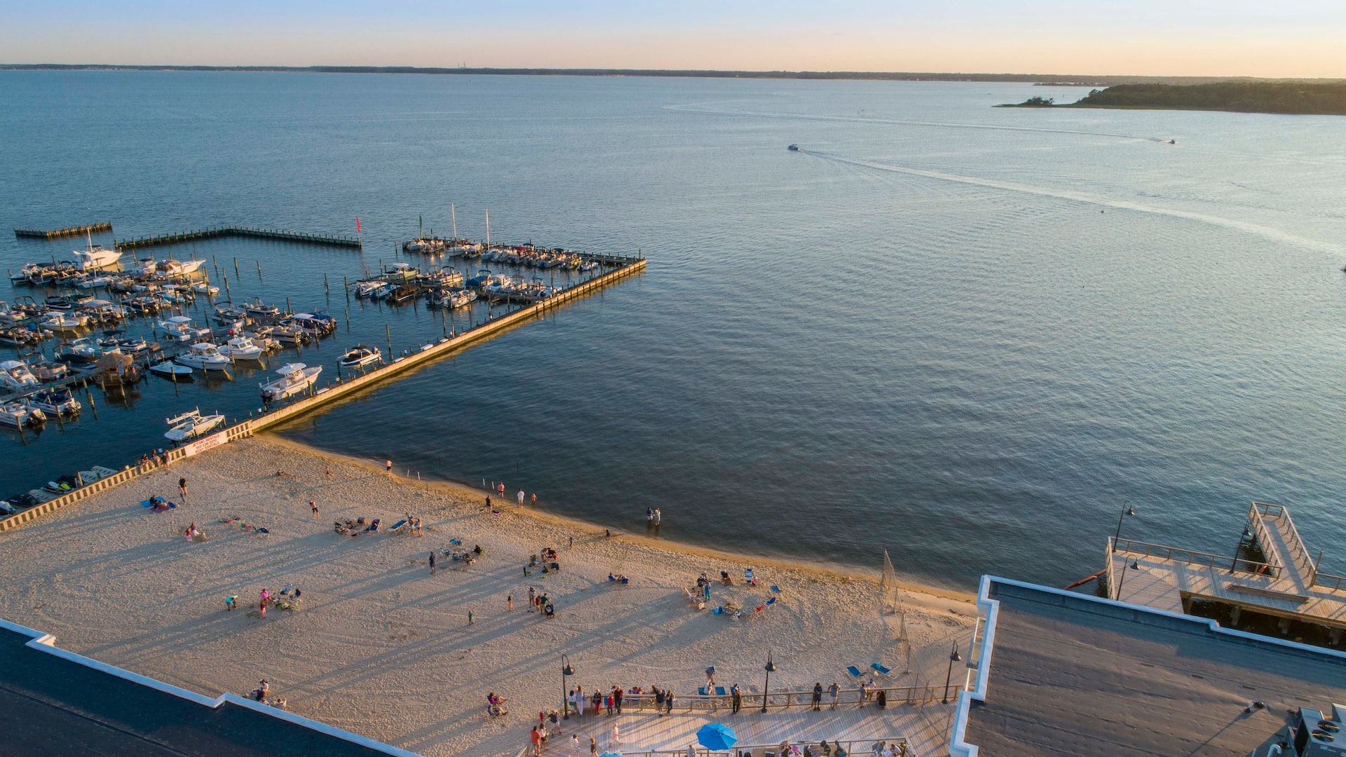 Hyatt Place Dewey Beach Overhead Bay