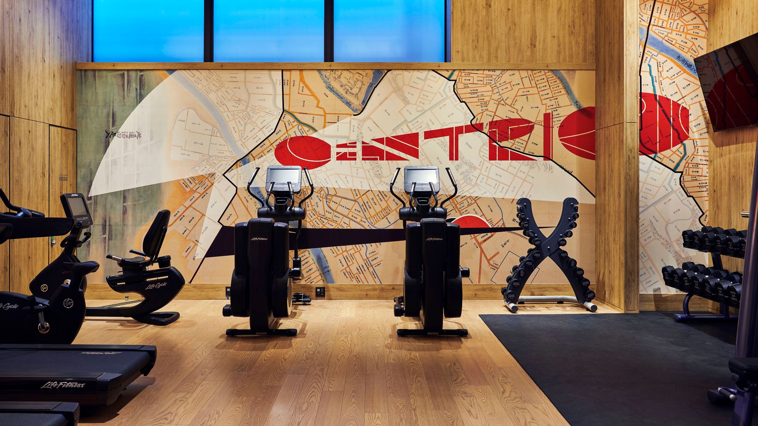 Hyatt Centric Kanazawa Gym Artwork