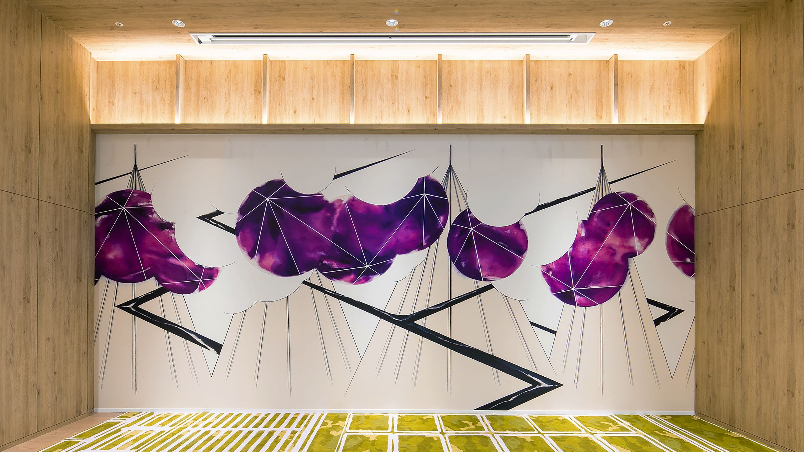 Hyatt Centric Kanazawa Yohei Sugiyama Yukitsuri no Kasamatsu Artwork