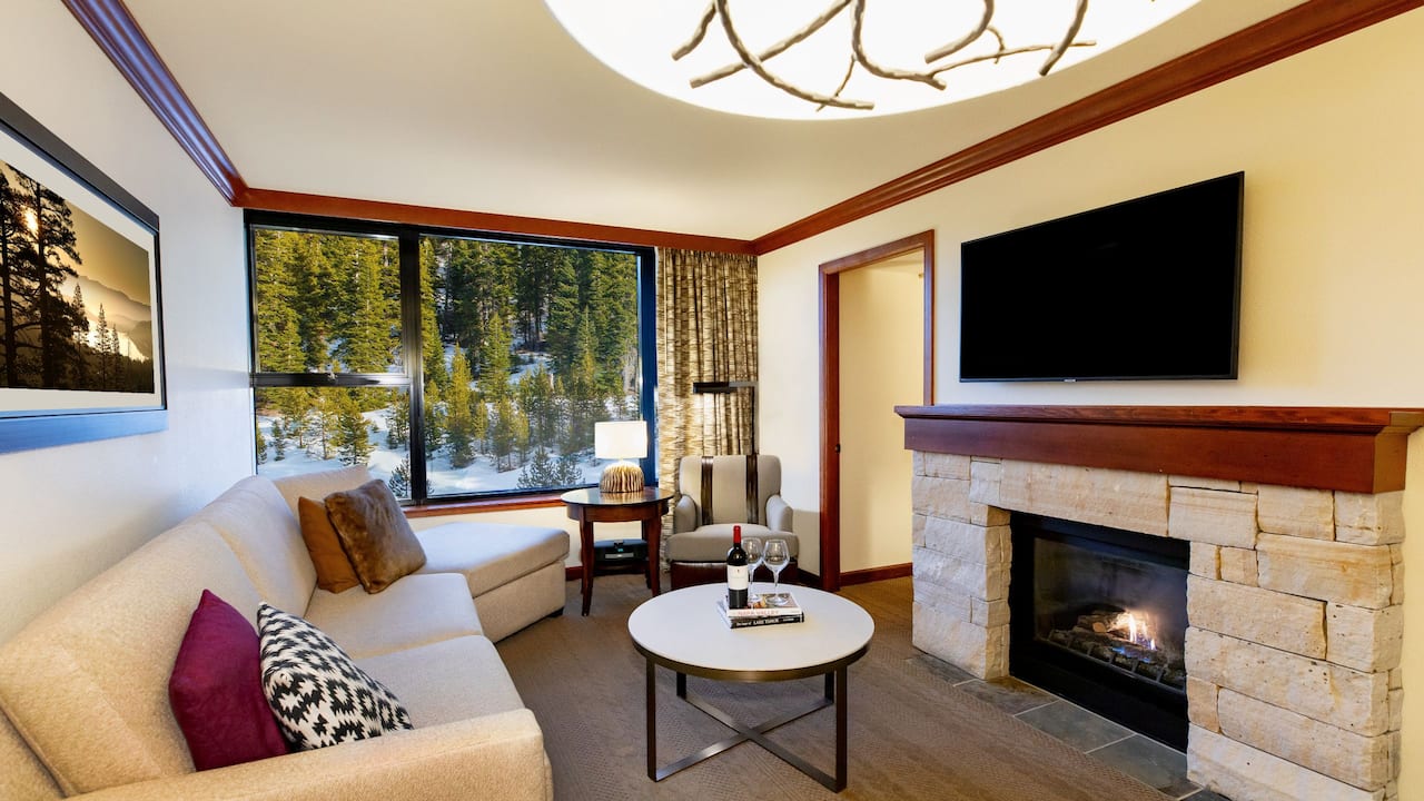 Fireplace Suite Forest View Living Area: 
