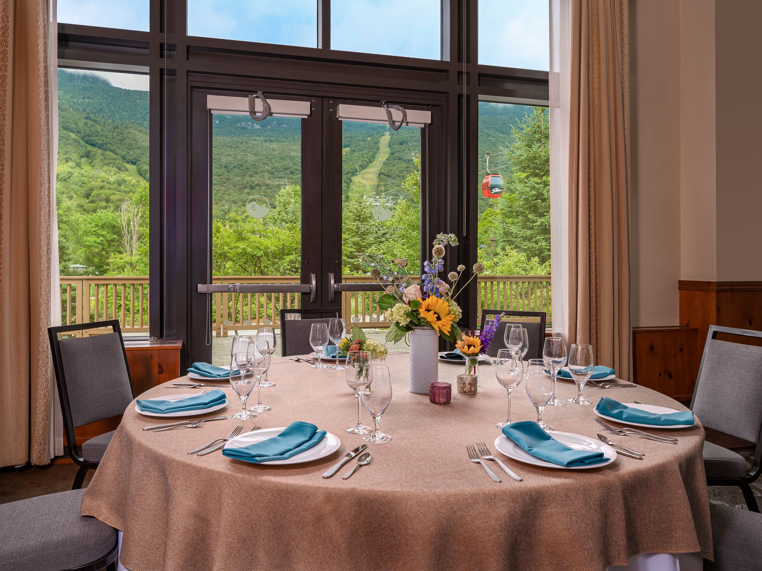The Lodge at Spruce Peak Tamarack Ballroom Set