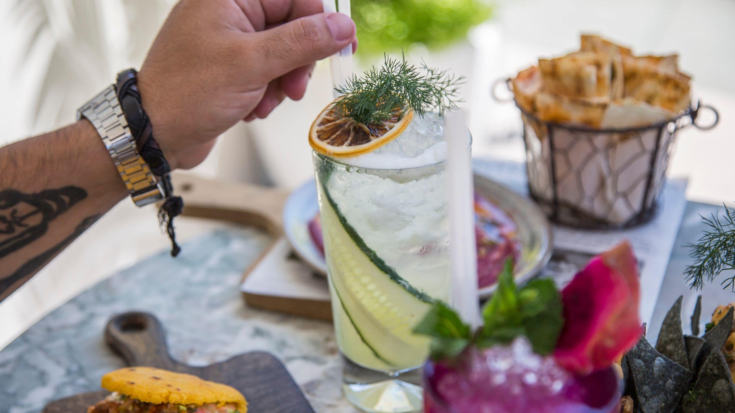 Hyatt Centric Gran Via Madrid Arepas Cocktails