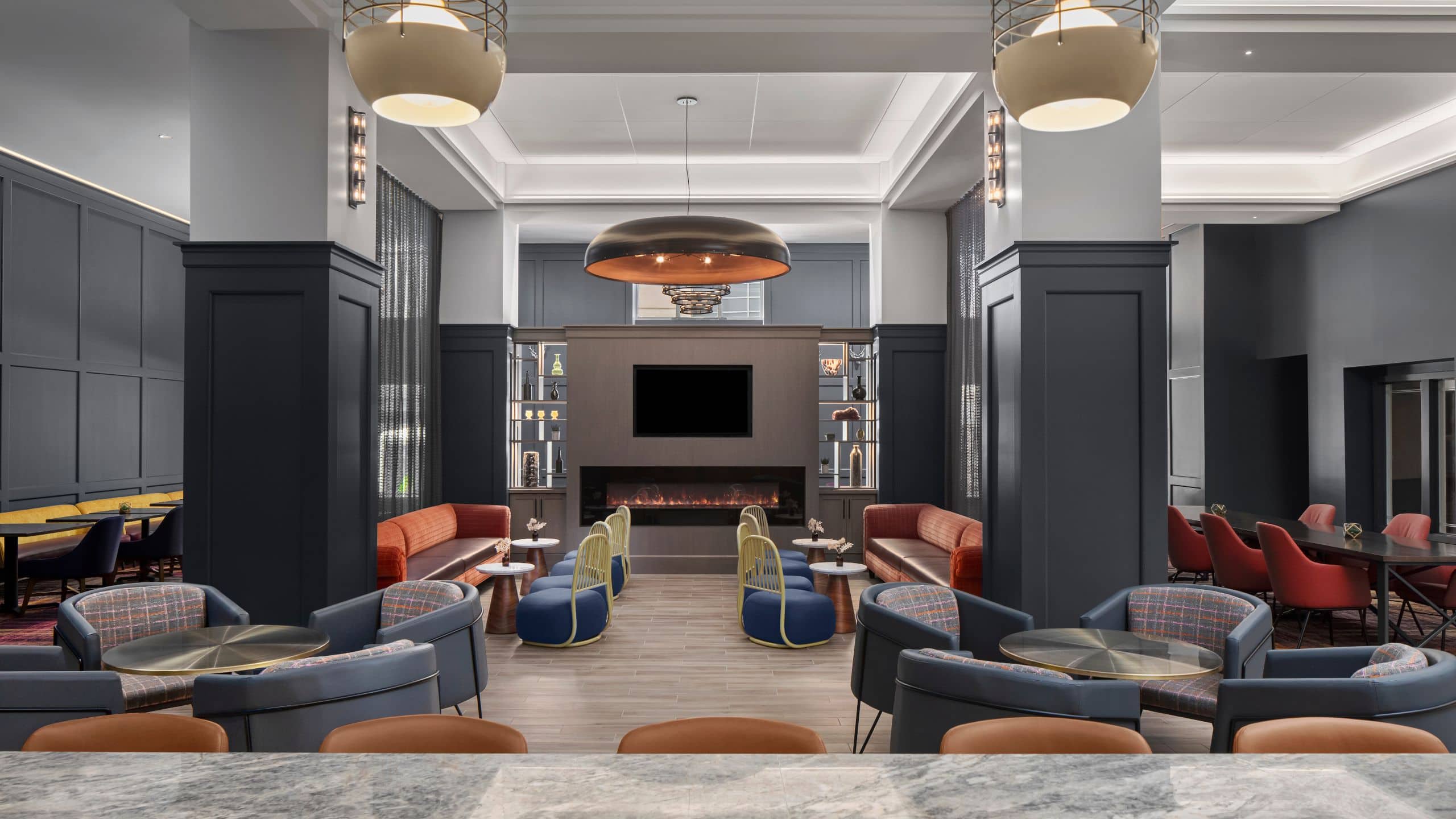 Hyatt Centric Downtown Minneapolis Lobby Lounge Wide