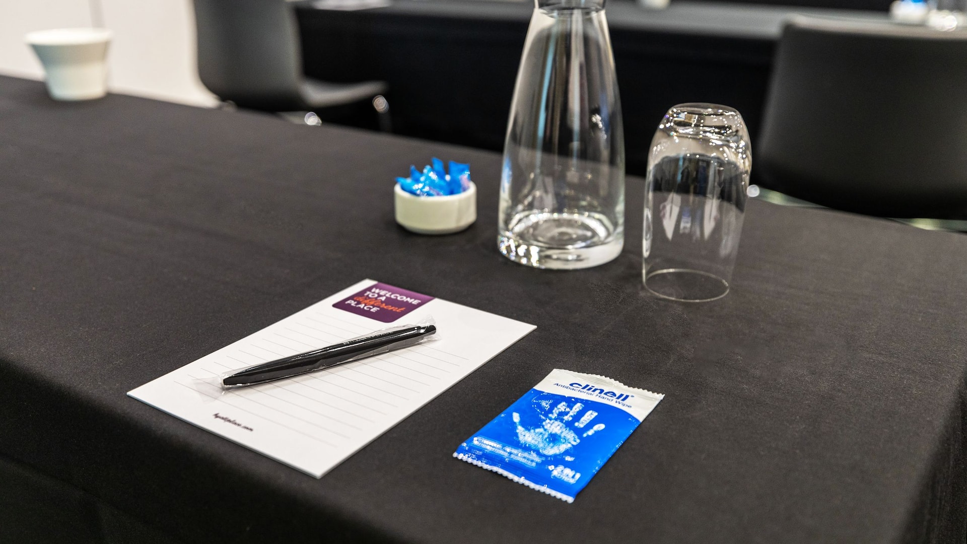 Hyatt Place Melbourne, Essendon Fields Ballroom Social Distance Table Setup
