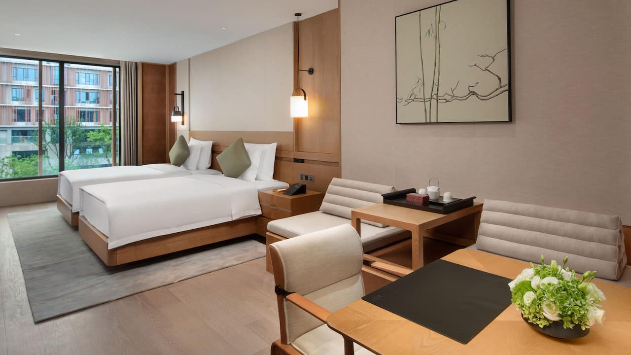 2 Twin Beds Premium at Grand Wuji Hotel