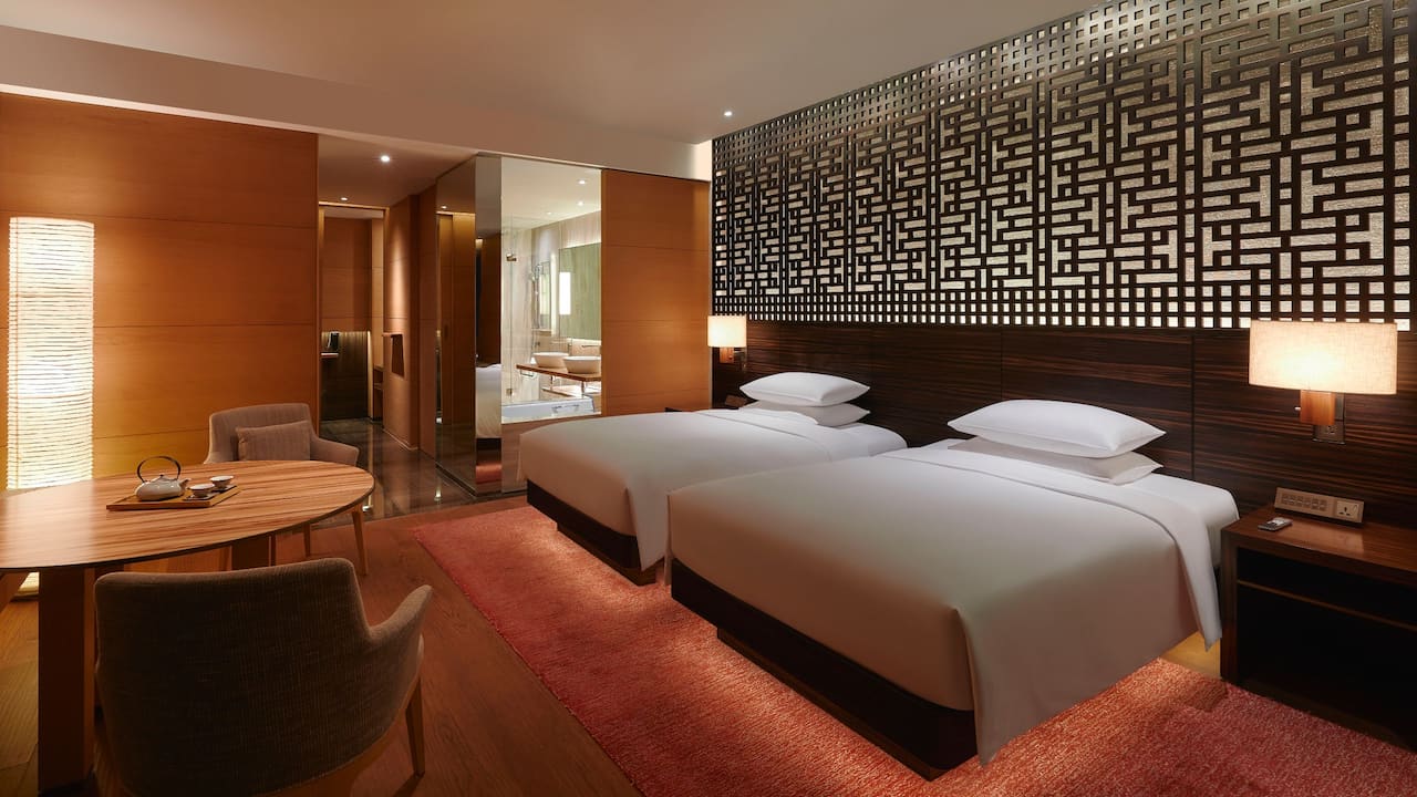 Park Hyatt Guangzhou Twin Bed Park View Room