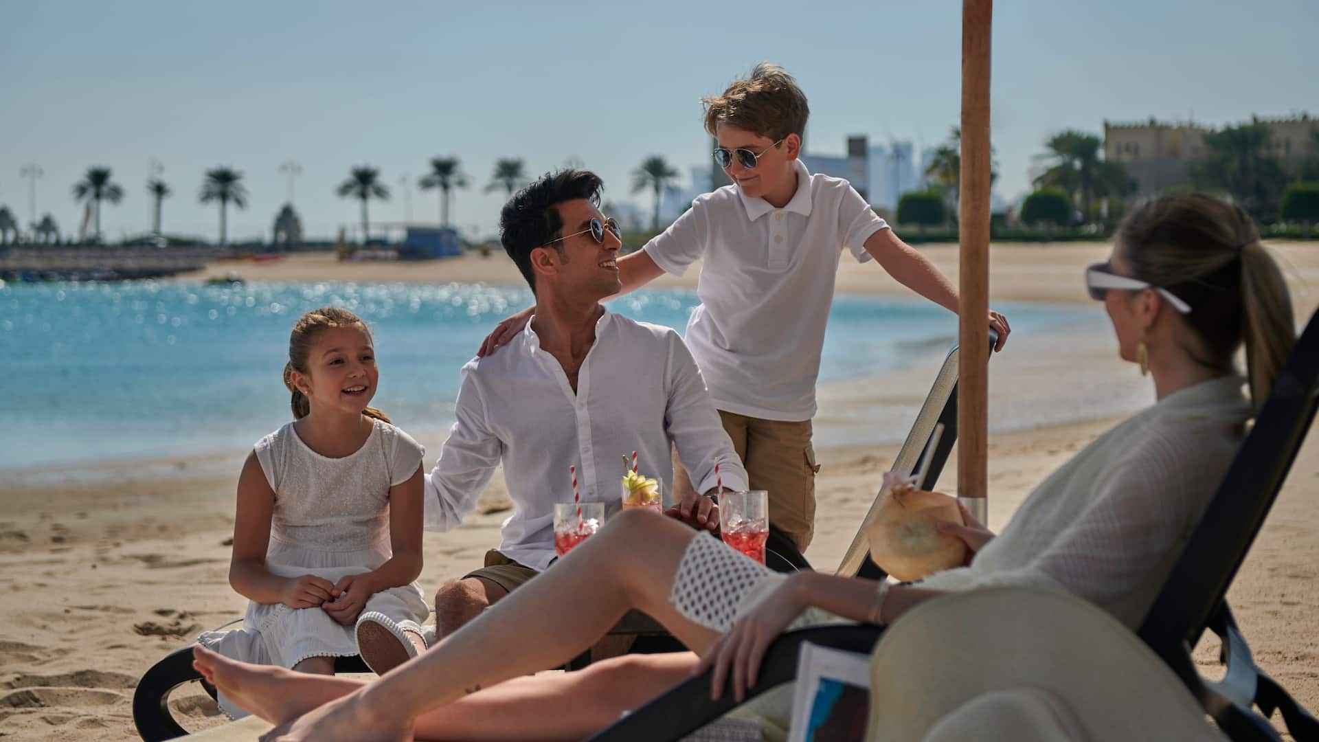 Grand Hyatt Doha Hotel & Villas Family At Beach