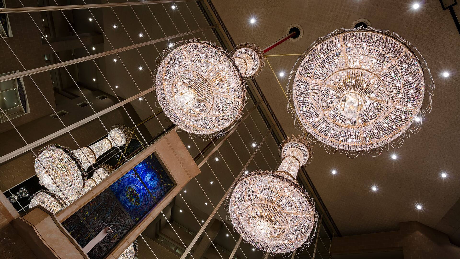 Lobby Chandeliers image