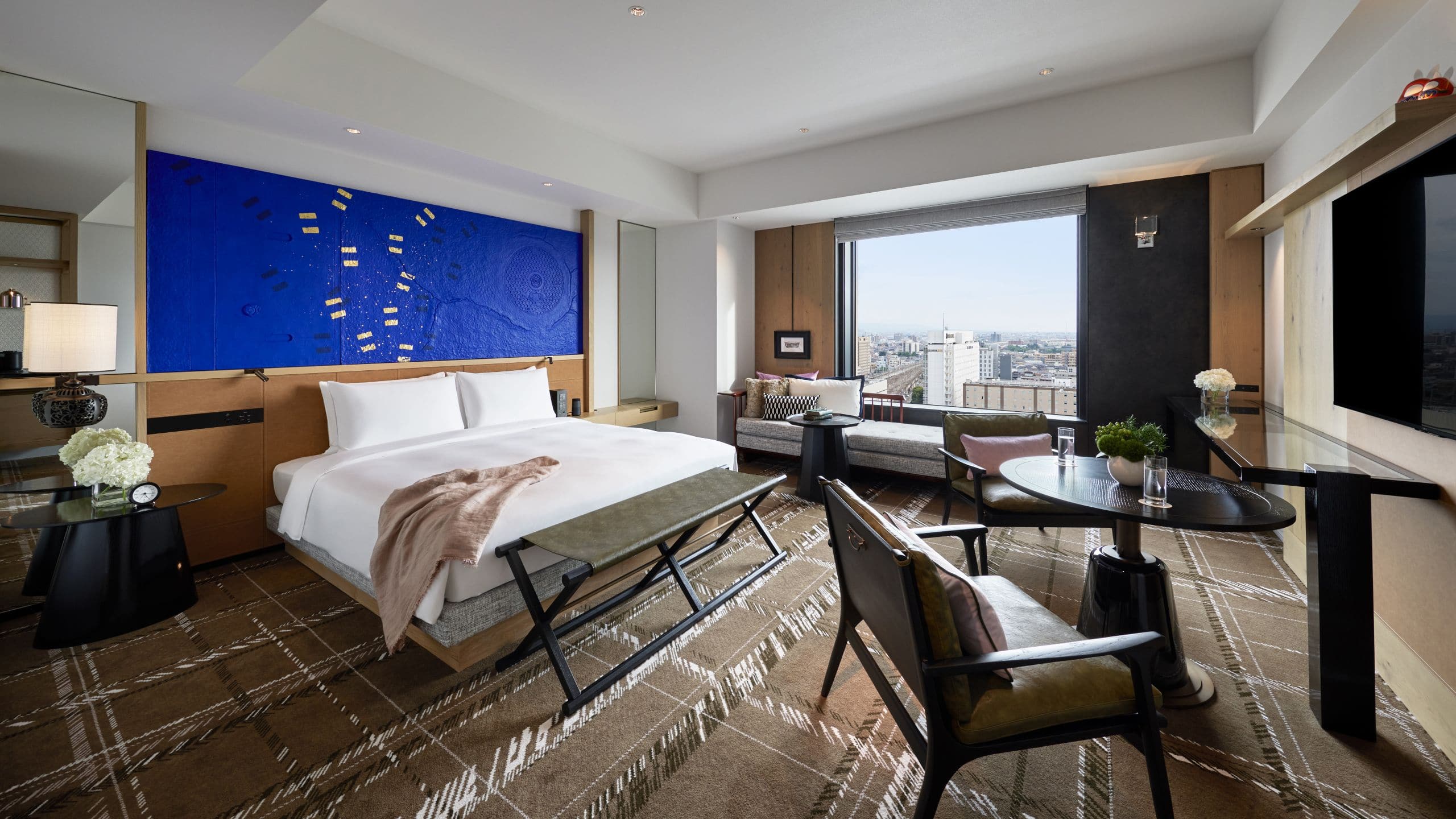 3 de 5 Hyatt Centric Kanazawa Premium King Blue Room Daytime