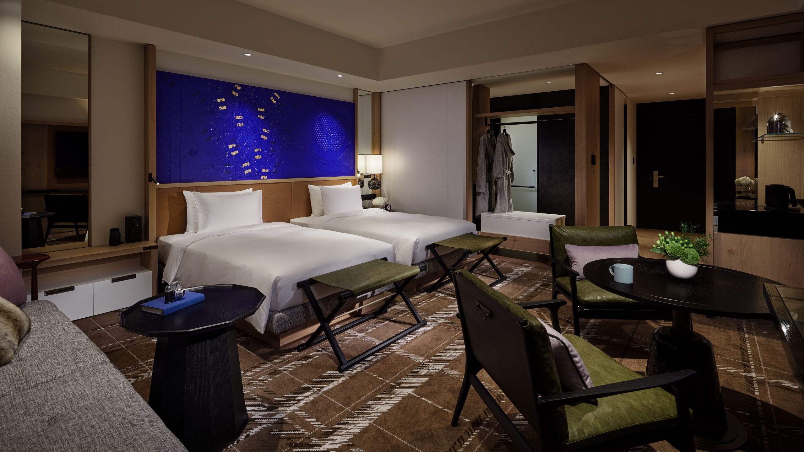 Hyatt Centric Kanazawa Premium Twin Blue Room Night